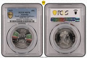 2022 50C NSW S. Maitland Rail No.25 Australian Rail Heritage MS70