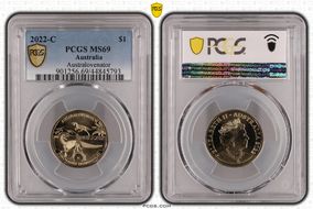2022-C $1 Australovenator MS69