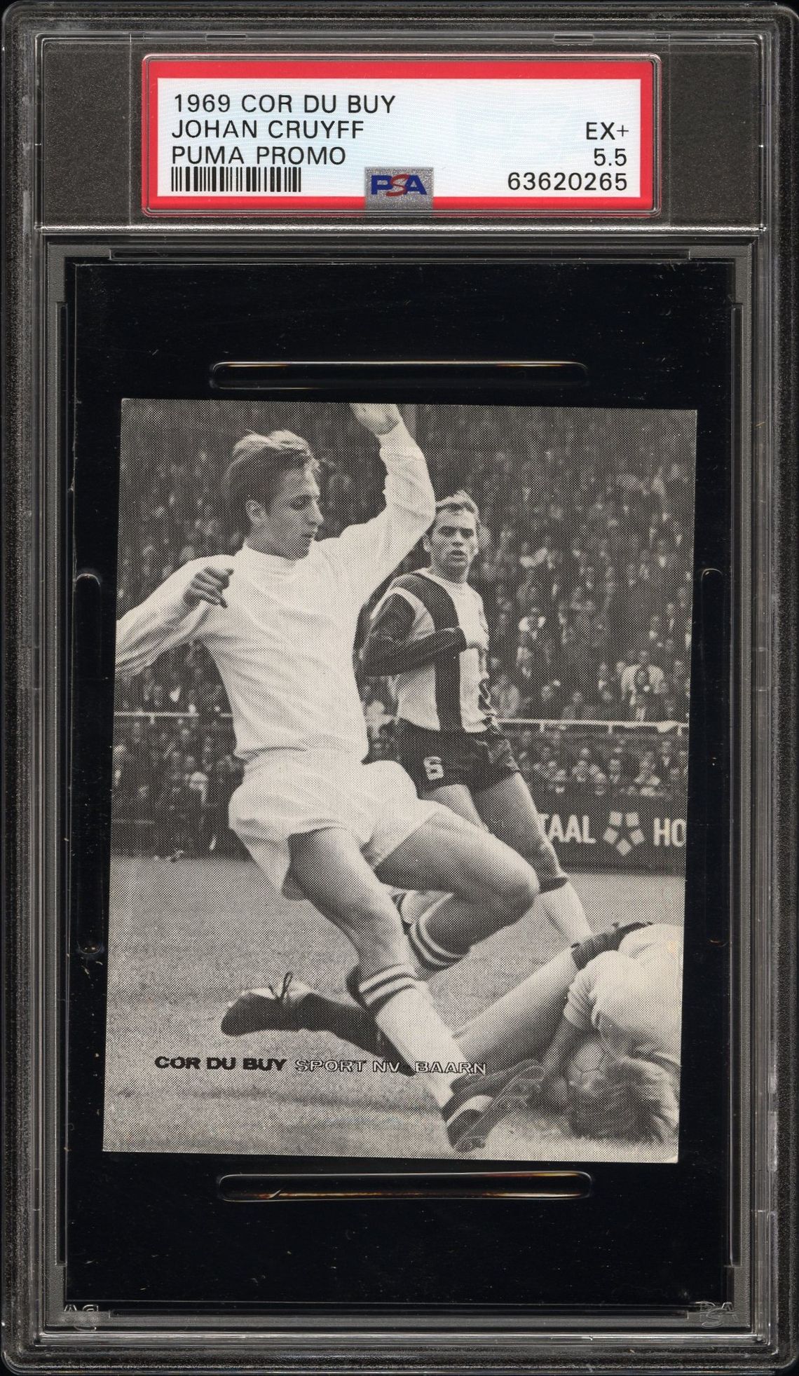 1969 COR DU BUY PUMA PROMOS Johan Cruyff front