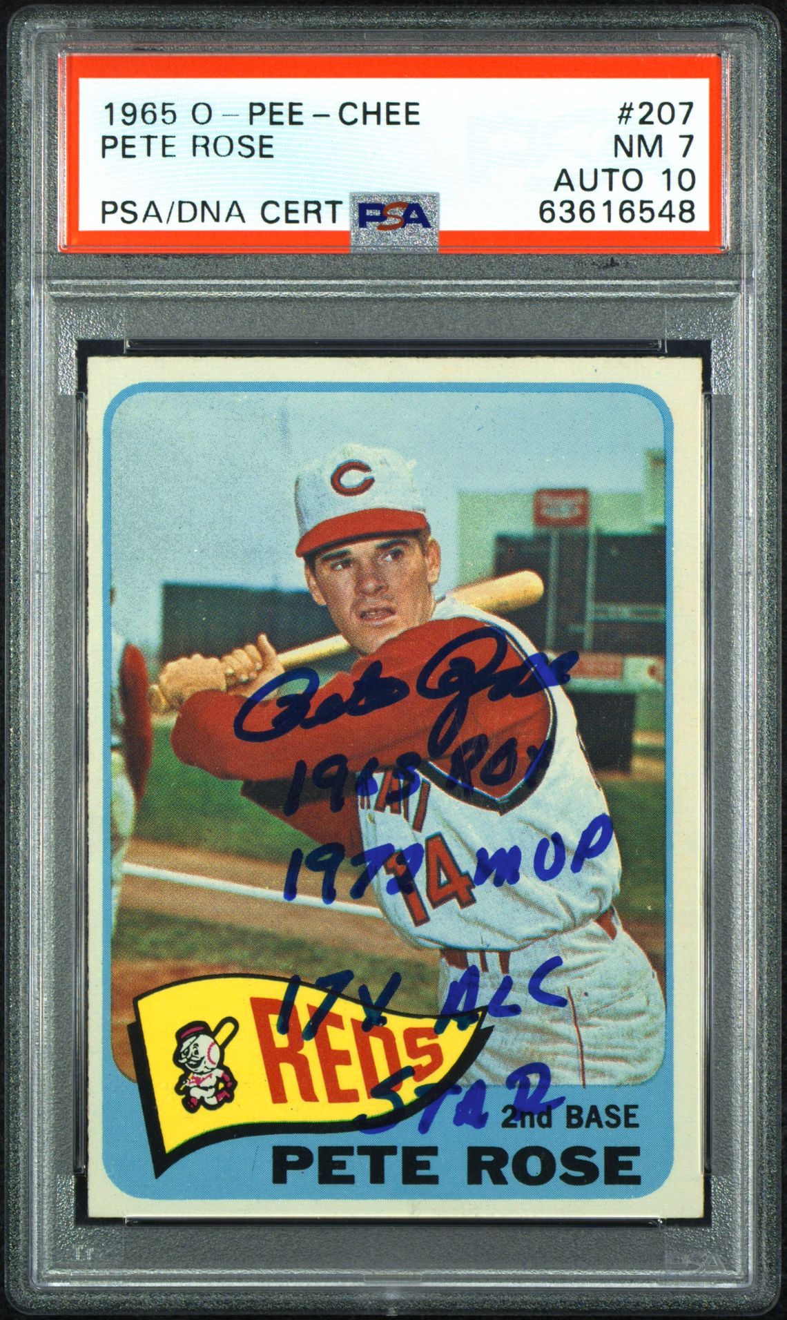 1965 Topps TOPPS #207 Pete Rose front