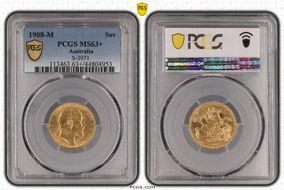 1908-M Sov S-3971 MS63+