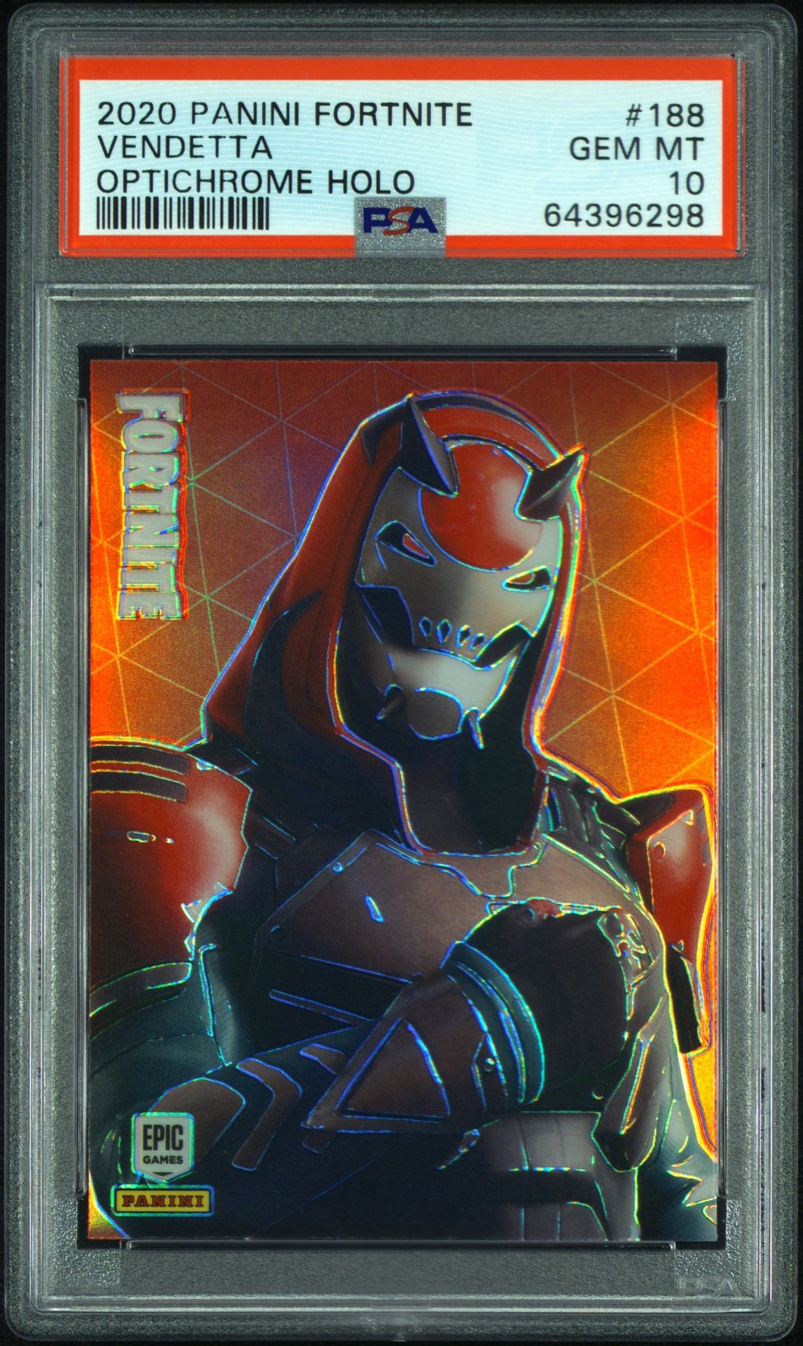 2020 Panini PANINI FORTNITE Holo #188 Vendetta front