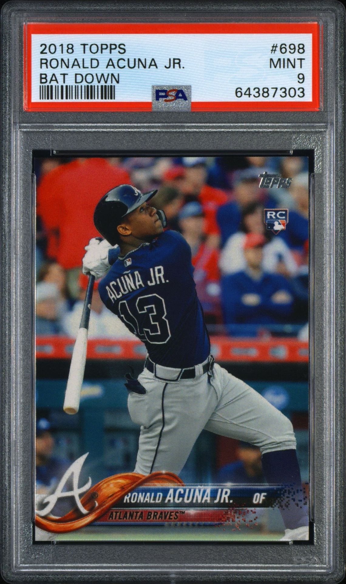 2018 Topps BAT DOWN #698 Ronald Acuna Jr. front