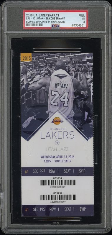 PSA 3 cert 64354261