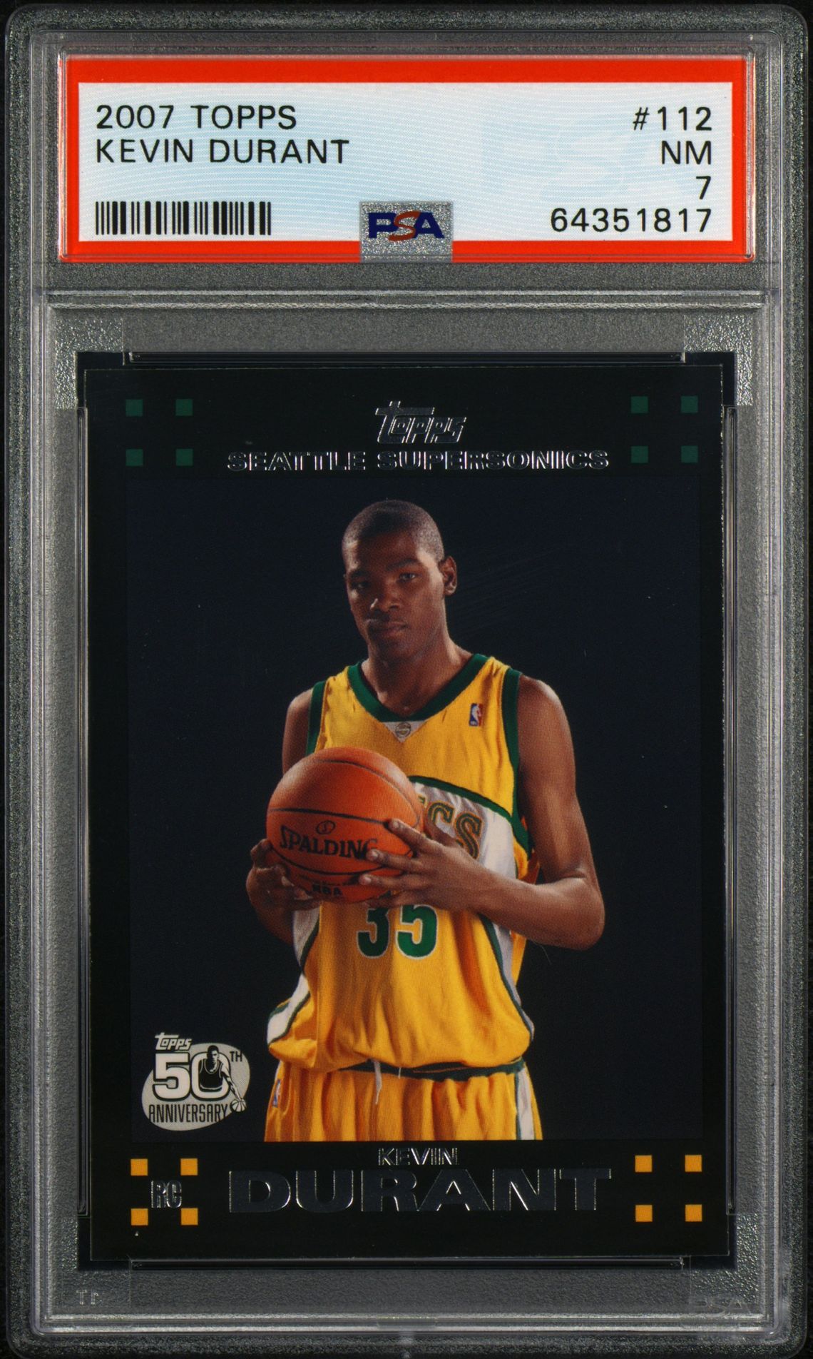 2007 Topps TOPPS #112 Kevin Durant front
