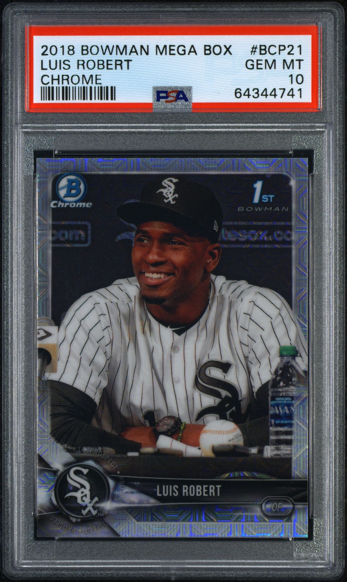 2018 Bowman BOWMAN MEGA BOX CHROME Refractor #BCP21 Luis Robert front