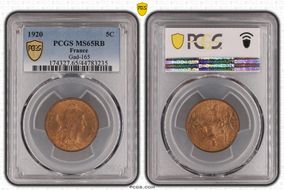 1920 5C Gad-165 F-119 MS65RB