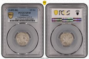 (1492-1506) 1/2 Gr Ivanauskas-2AJ3-2 XF45