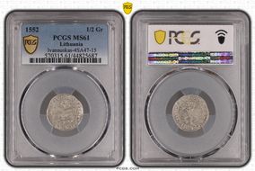 1552 1/2 Gr Ivanauskas-4SA47-15 MS61