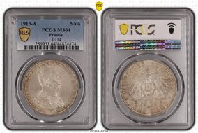 1913-A 5 Mk J-114 MS64