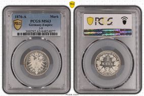 1876-A Mark J-9 MS63