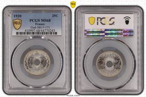 1920 25C Gad-380 F-171 MS68