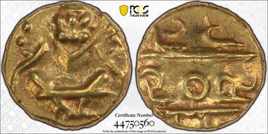 (1638-62) Fanam Fr.1338 MS62