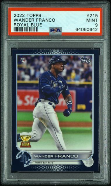 Topps Blue Wander Franco front