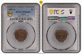 1897-A 2C Gad-105 F-109 MS66BN