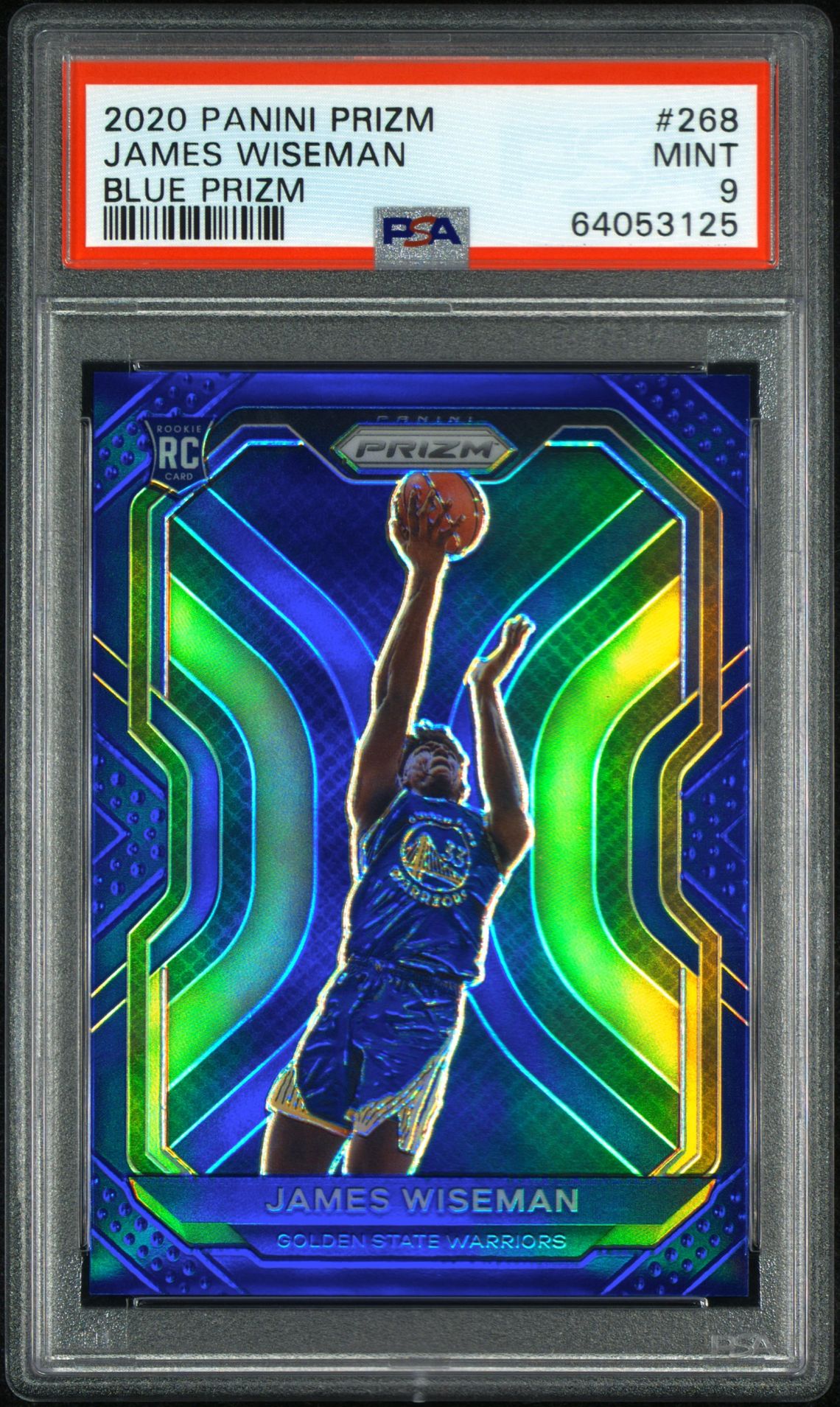 2020 Panini PANINI PRIZM BLUE PRIZM #268 James Wiseman front