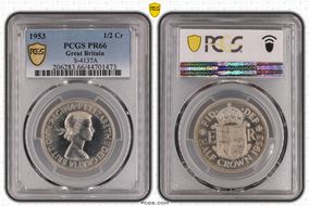 1953 1/2 Cr S-4137A PR66