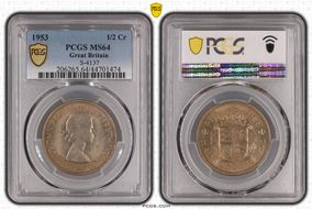 1953 1/2 Cr S-4137 MS64