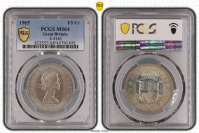 1965 1/2 Cr S-4145 MS64