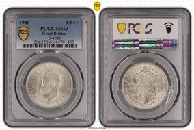 1940 1/2 Cr S-4080 MS63