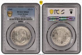 1941 1/2 Cr S-4080 MS62