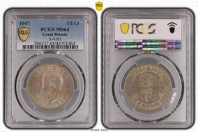 1947 1/2 Cr S-4101 MS64