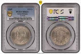 1949 1/2 Cr S-4106 MS63+