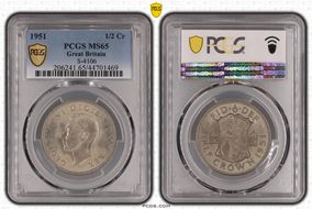 1951 1/2 Cr S-4106 MS65