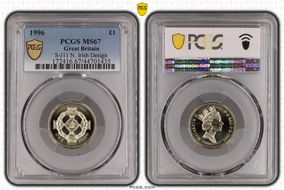 1996 £1 S-J11 N. Irish Design MS67
