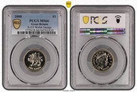 2000 £1 S-J15 Welsh Design MS66