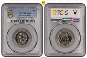 2002 £1 S-J17 English Design PR68