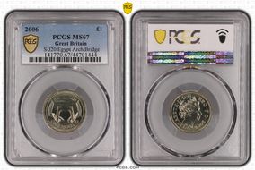 2006 £1 S-J20 Egypt Arch Bridge MS67