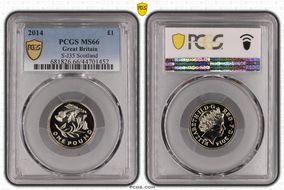 2014 £1 S-J35 Scotland MS66