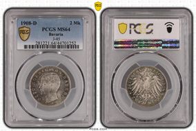 1908-D 2 Mk J-45 MS64