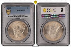 1922 $1 MS62