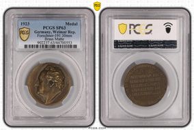 1923 Medal Forschner-191 30mm Brass Matte SP63