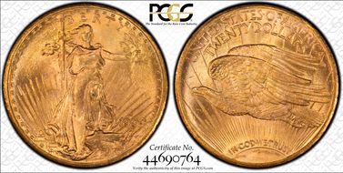 1909-S $20 MS65
