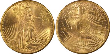 1909-S $20 MS65