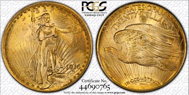1916-S $20 MS66