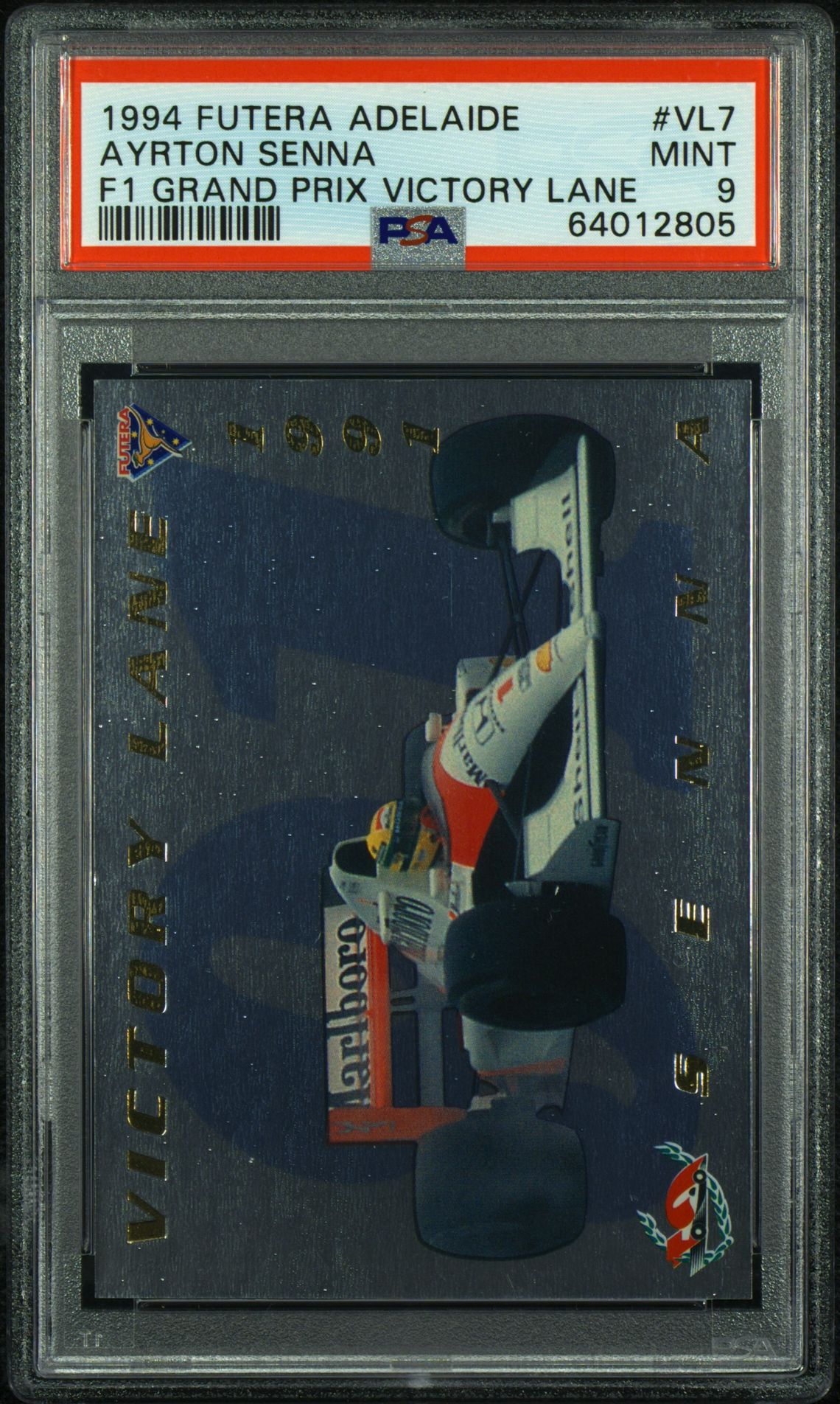 1994 FUTERA ADELAIDE F1 GRAND PRIX VICTORY LANE #VL7 Ayrton Senna front