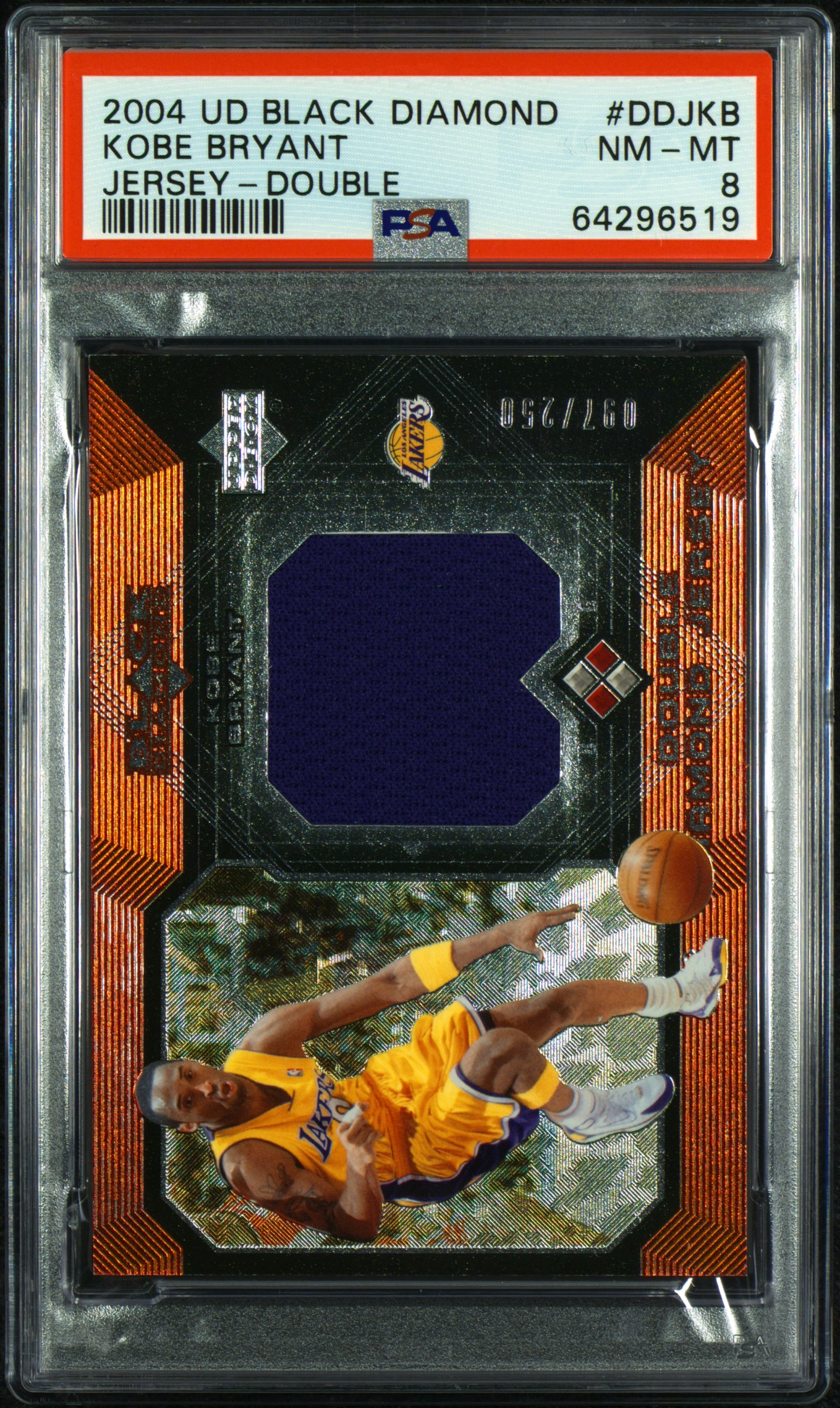 Kobe Bryant 2006-07 Chronology Stitches in Time Gold Game Used Jersey /75  RARE