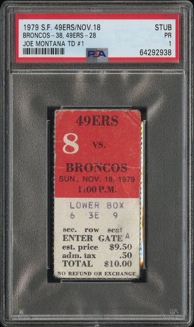 JOE MONTANA 1ST NFL TD