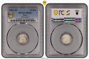 1902-JF 1/2 Din KM-206.2 MS65