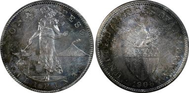 1908 Peso PR68