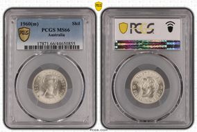 1960(m) Shil KM-59 Ag MS66