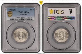 1960(m) Shil KM-59 Ag MS66