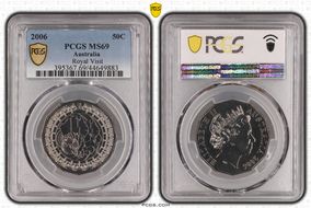 2006 50C Royal Visit MS69