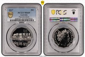 2017 50C Passchendaele MS69