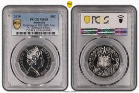 2019 50C Dodecagon 50C 50th Ann. V. Gottwald Effigy MS68