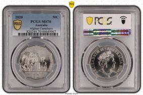 2020 50C Afghan Cameleers MS70